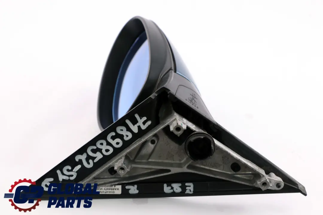 BMW 1 Series E87 Heated Right Wing Mirror O/S Sydneyblau Sydney Blau Blue A19 - SKU rhd-7189852-SYD - Part number 7189852