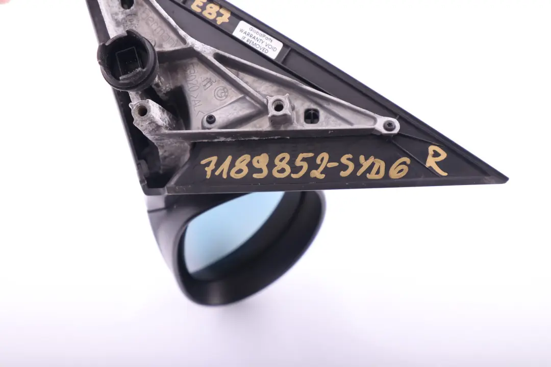 Heated Right Wing Mirror O/S Sydneyblau Sydney Blau Blue A19 to BMW 1 Series 6 E87 with Part number 7189852 BMW 1 Series 6 E87 Heated Right Wing Mirror O/S Sydneyblau Sydney Blau Blue A19 - SKU rhd-7189852-SYD6 - Part number 7189852