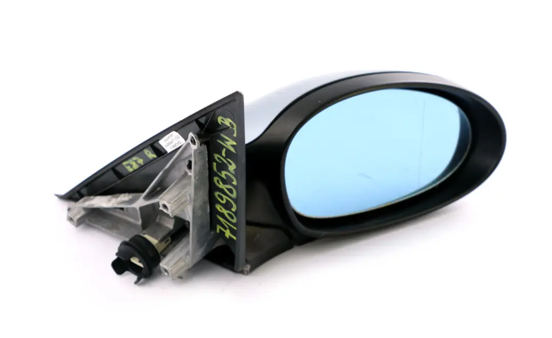 BMW E87 Heated Right O/S Wing Mirror Bluewater Blue Metallic - 896 - SKU rhd-7189852-WB - Part number 7189852
