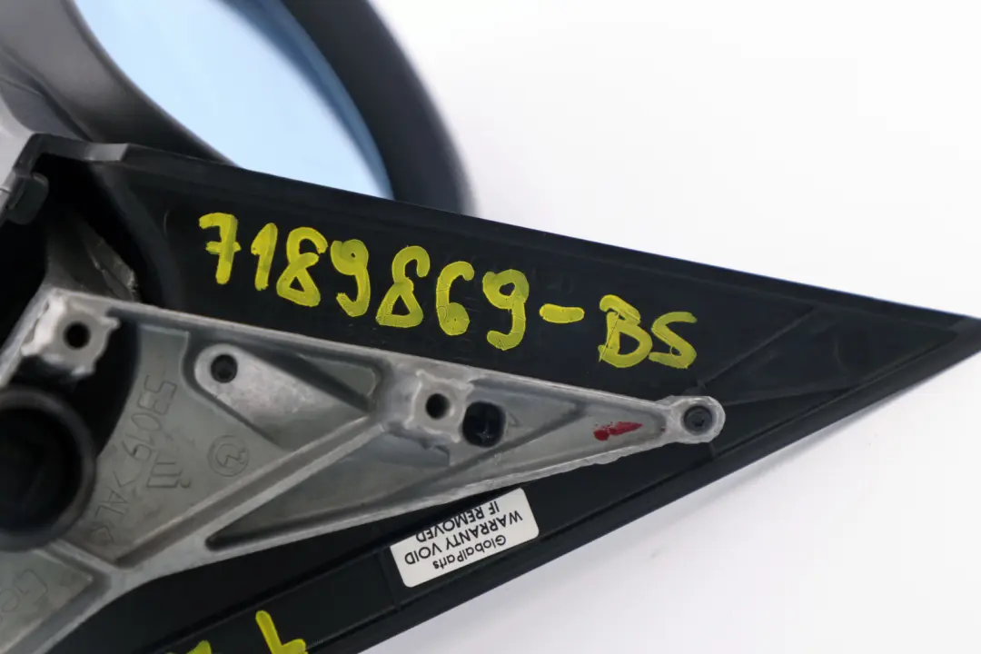 Fold Left Wing Mirror N/S Heated Black Sapphire 475 to BMW 1 Series E87 Power with Part number 7189869 BMW 1 Series E87 Power Fold Left Wing Mirror N/S Heated Black Sapphire 475 - SKU rhd-7189869-BS - Part number 7189869