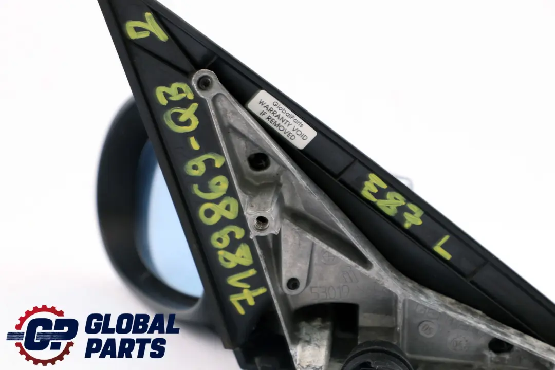 Fold Left Wing Mirror N/S Heated Quarzblau Quartz Blue to BMW 1 Series 2 E87 Power with Part number 7189869 BMW 1 Series 2 E87 Power Fold Left Wing Mirror N/S Heated Quarzblau Quartz Blue - SKU rhd-7189869-QB2 - Part number 7189869