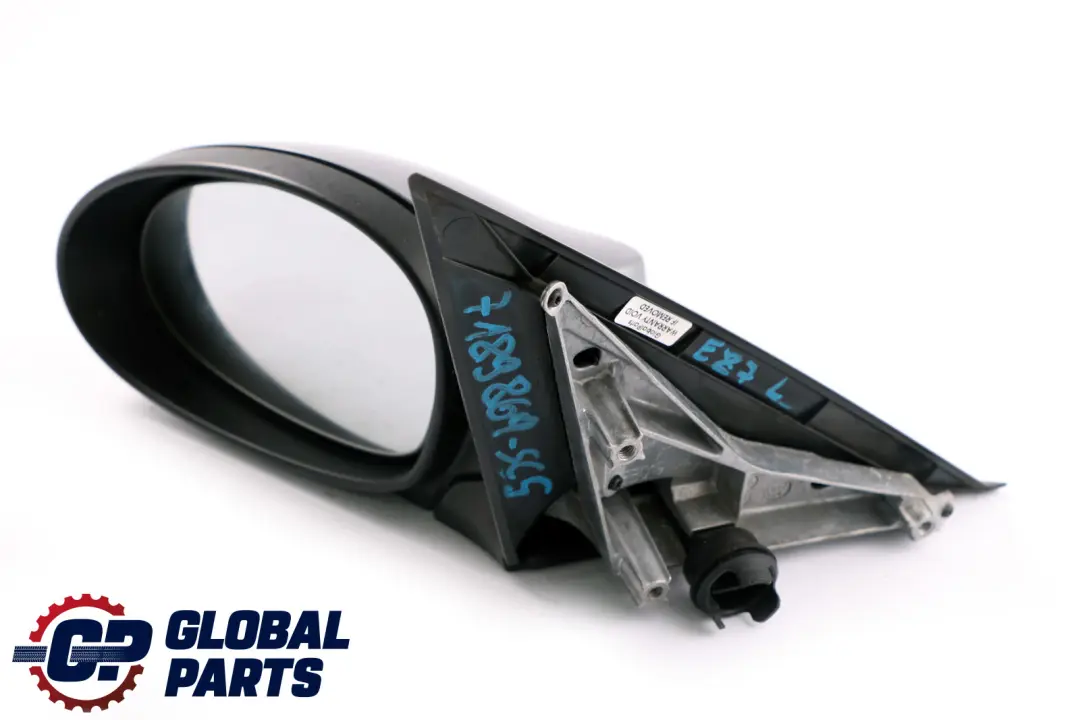 BMW 1 Series E87 Power Fold Left Wing Mirror N/S Heated Spacegrau Space Grey - SKU rhd-7189869-SCG - Part number 7189869