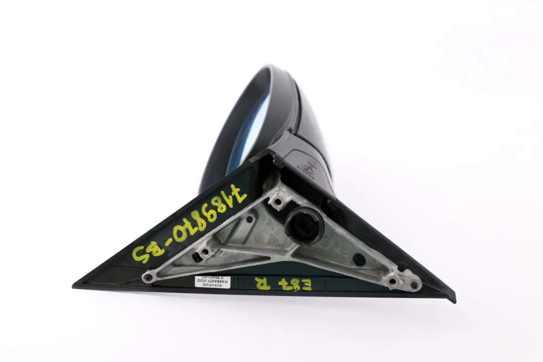 BMW 1 Series E87 Heated Power Fold Right Wing Mirror O/S Black Sapphire 475 - SKU rhd-7189870-BS - Part number 7189870