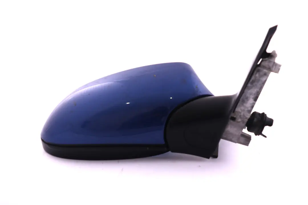 BMW 1 Series E87 Power Fold Right Wing Mirror O/S Montegoblau Montego Blue - SKU rhd-7189870-MTB - Part number 7189870