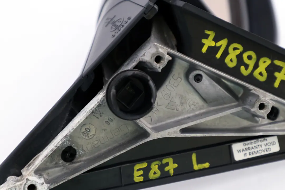 Fold Auto Dip Left Wing Mirror N/S Black Sapphire 475 to BMW 1 Series E87 Power with Part number 7189879 BMW 1 Series E87 Power Fold Auto Dip Left Wing Mirror N/S Black Sapphire 475 - SKU rhd-7189879-BS - Part number 7189879