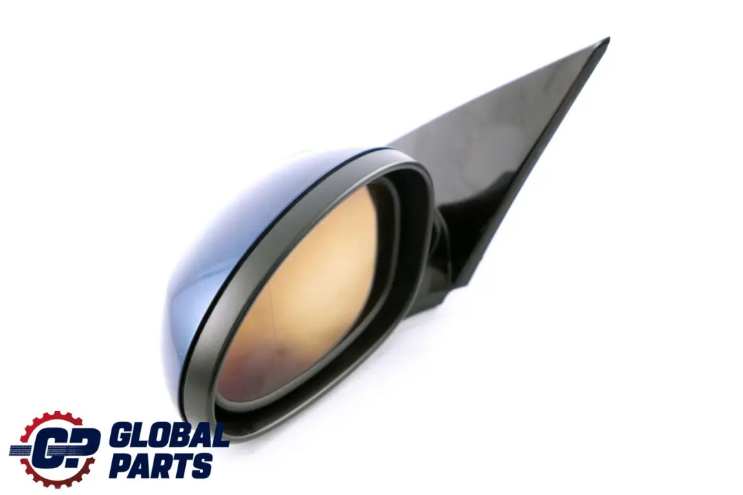 BMW 1 Series E87 Power Fold Auto Dip Left Wing Mirror N/S Le Mans Blau Blue 381 - SKU rhd-7189879-LMB - Part number 7189879
