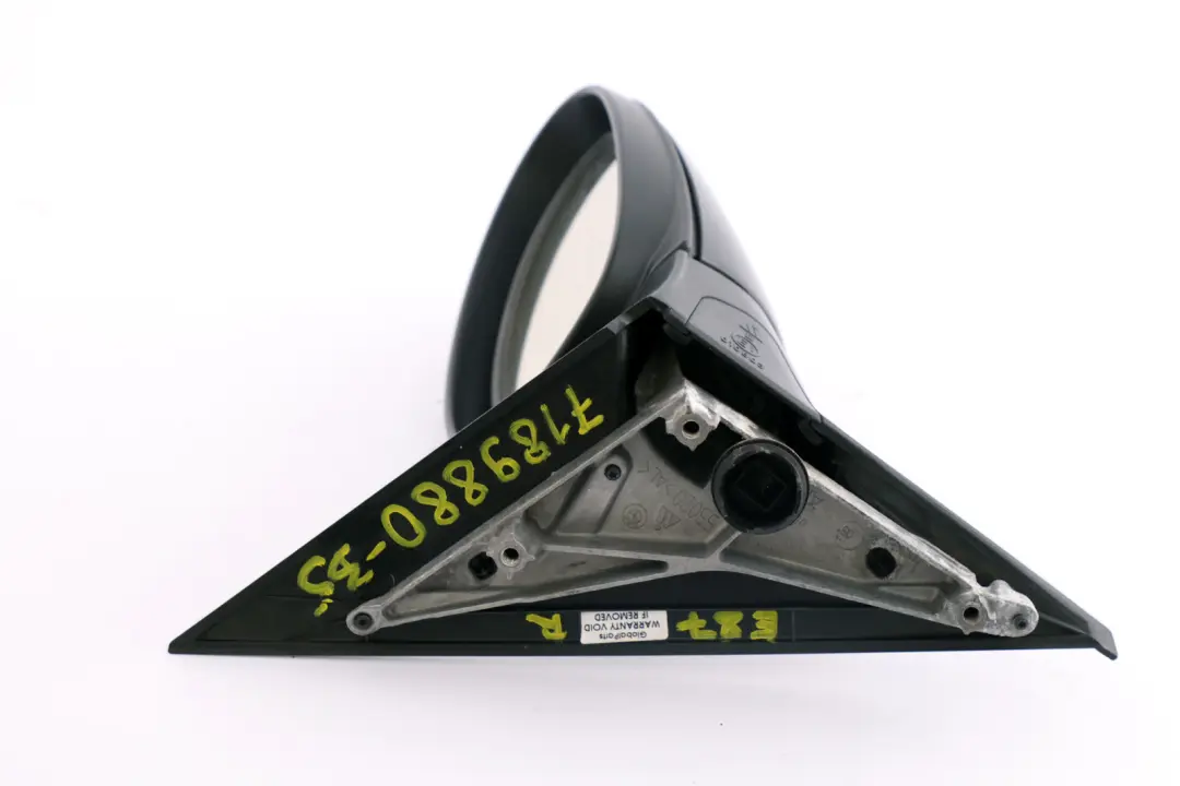 Fold Auto Dip Right Wing Mirror O/S Black Sapphire 475 to BMW 1 Series E87 Power with Part number 7189880 BMW 1 Series E87 Power Fold Auto Dip Right Wing Mirror O/S Black Sapphire 475 - SKU rhd-7189880-BS - Part number 7189880