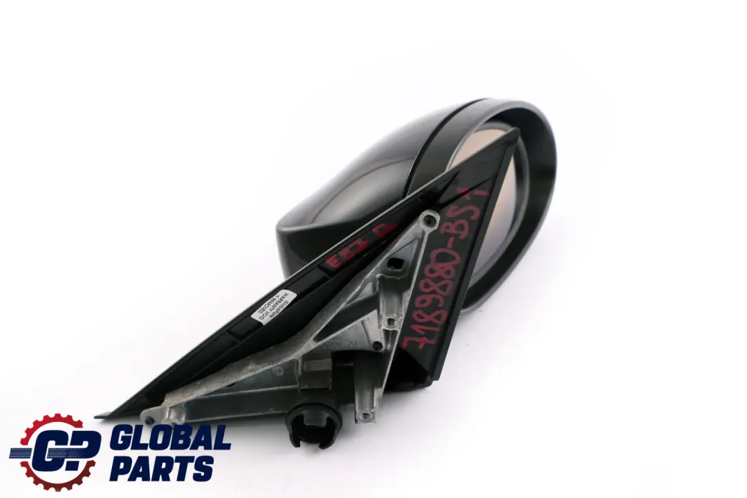 BMW 1 Series 1 E87 Power Fold Auto Dip Right Wing Mirror O/S Black Sapphire 475 - SKU rhd-7189880-BS1 - Part number 7189880