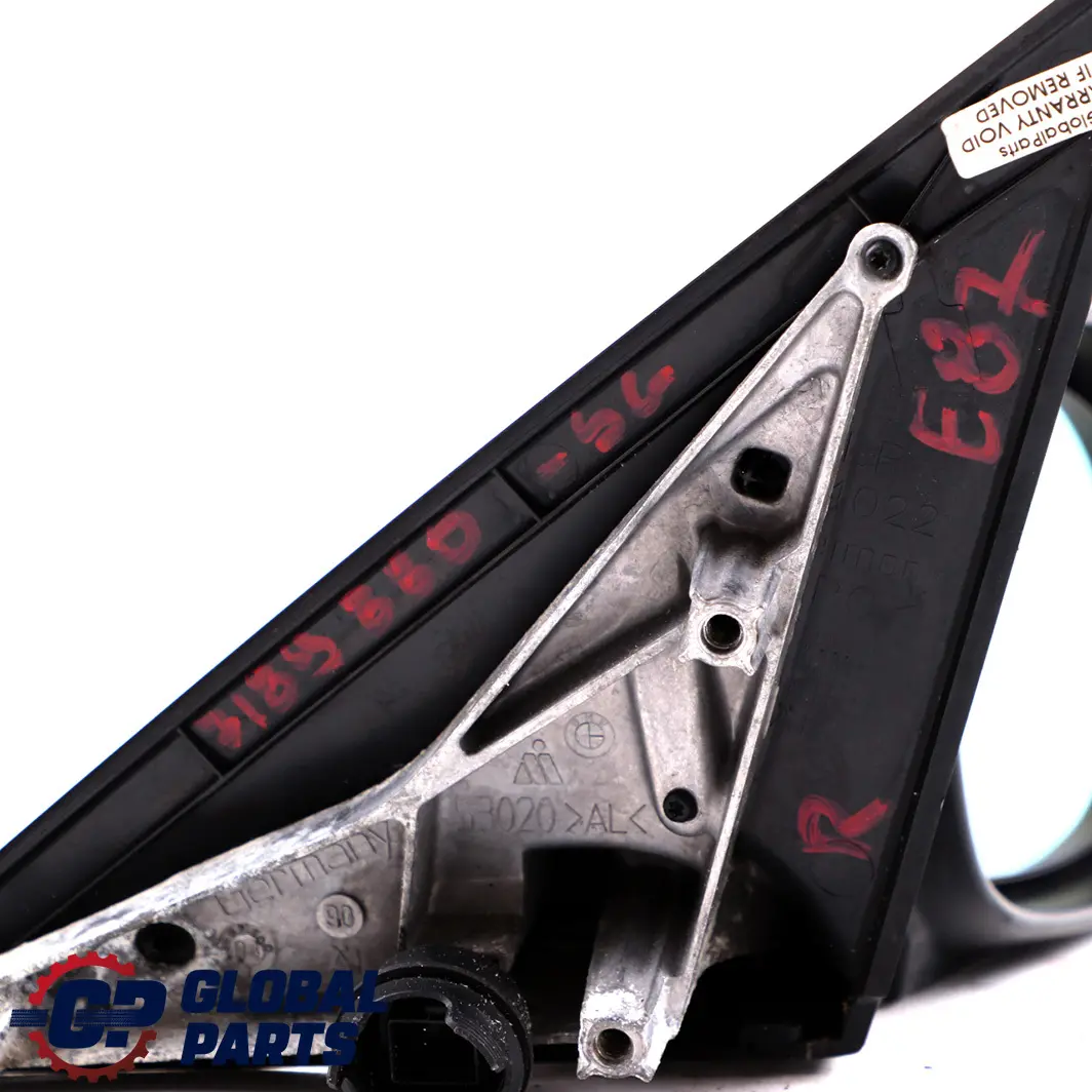 Fold Right Wing Mirror O/S Sparkling Graphite A22 to BMW 1 Series E87 Power with Part number 7189880 BMW 1 Series E87 Power Fold Right Wing Mirror O/S Sparkling Graphite A22 - SKU rhd-7189880-SG - Part number 7189880