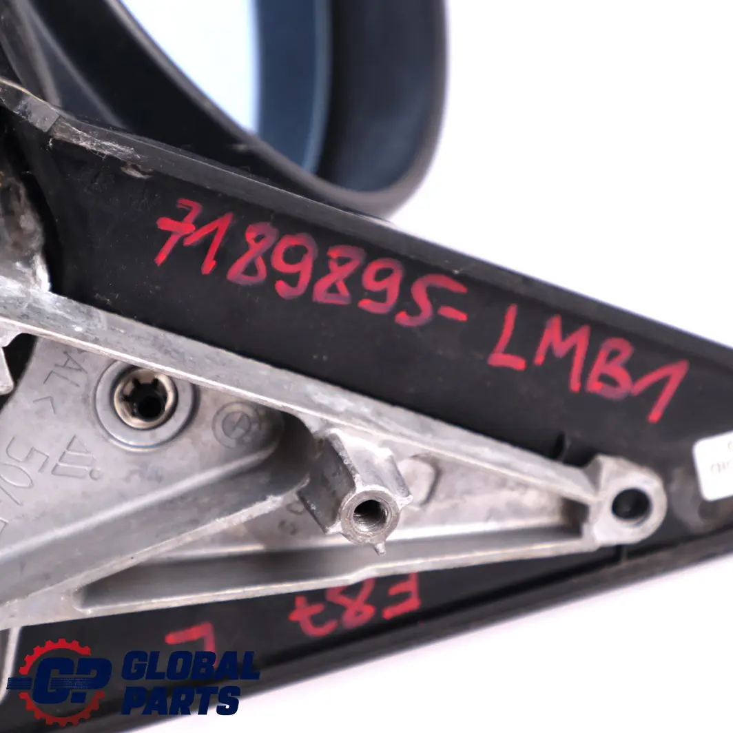 Heated Left Wing Mirror N/S Shadow Line Le Mans Blau Blue 381 to BMW 1 Series E87 with Part number 7189895 BMW 1 Series E87 Heated Left Wing Mirror N/S Shadow Line Le Mans Blau Blue 381 - SKU rhd-7189895-LMB1 - Part number 7189895