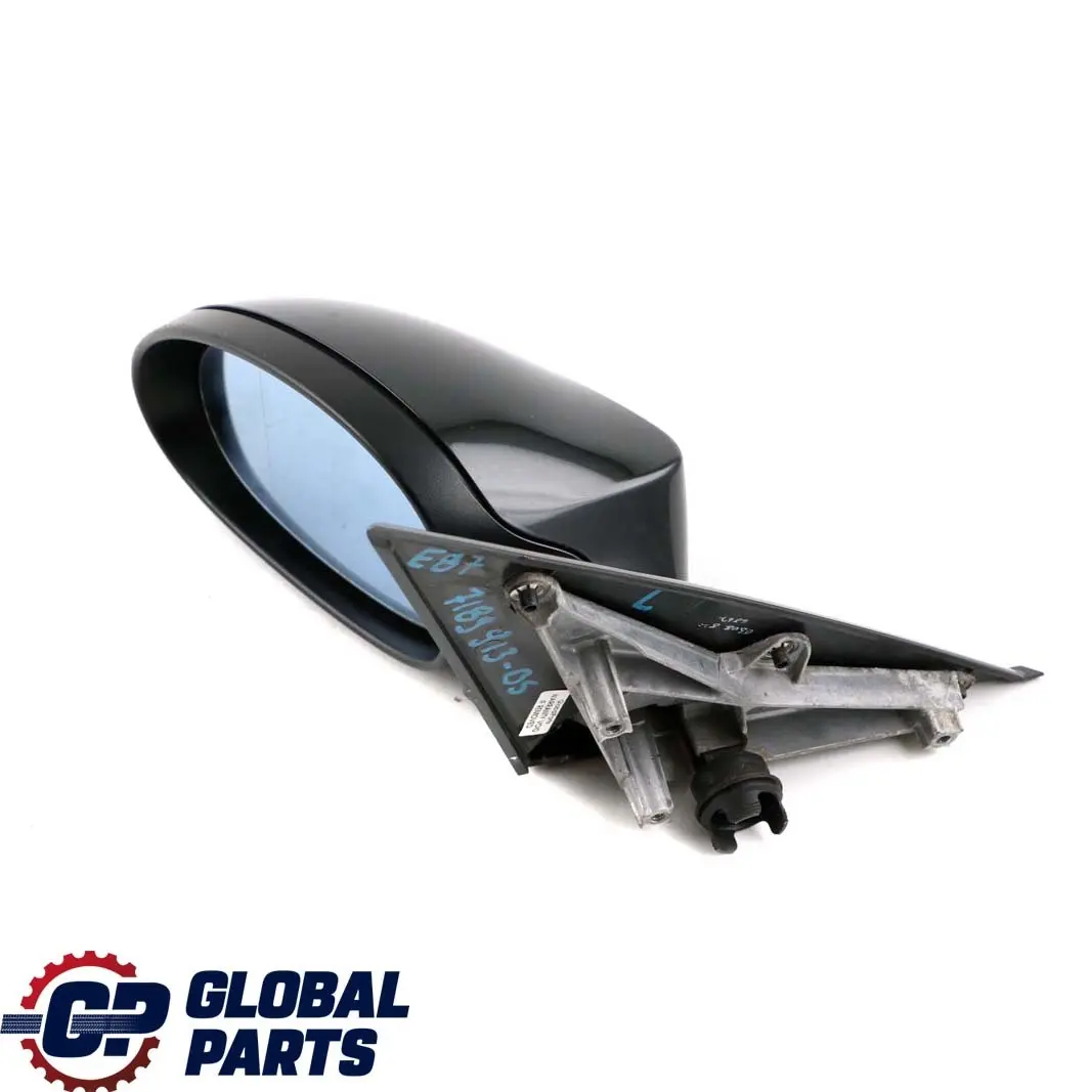 BMW 1 Series E87 M Sport Power Fold Left Wing Mirror N/S Black Sapphire 475 - SKU rhd-7189913-BS - Part number 7189913