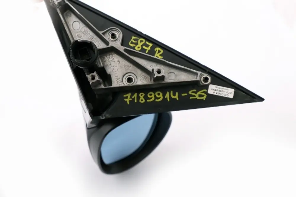 Fold Heated Right Wing Mirror O/S Graphite to BMW 1 Series E87 M Sport Power with Part number 7189914 BMW 1 Series E87 M Sport Power Fold Heated Right Wing Mirror O/S Graphite - SKU rhd-7189914-SG - Part number 7189914