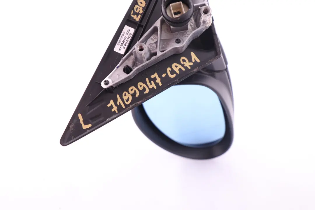 Heated Left Passenger Wing Mirror N/S Carbonschwarz to BMW 3 Series 1 E90 E91 with Part number 7189947 BMW 3 Series 1 E90 E91 Heated Left Passenger Wing Mirror N/S Carbonschwarz - SKU rhd-7189947-CAR1 - Part number 7189947