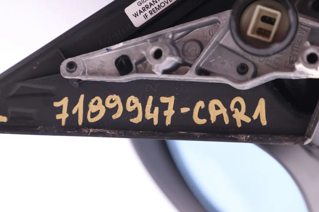 Heated Left Passenger Wing Mirror N/S Carbonschwarz to BMW 3 Series 1 E90 E91 with Part number 7189947 BMW 3 Series 1 E90 E91 Heated Left Passenger Wing Mirror N/S Carbonschwarz - SKU rhd-7189947-CAR1 - Part number 7189947