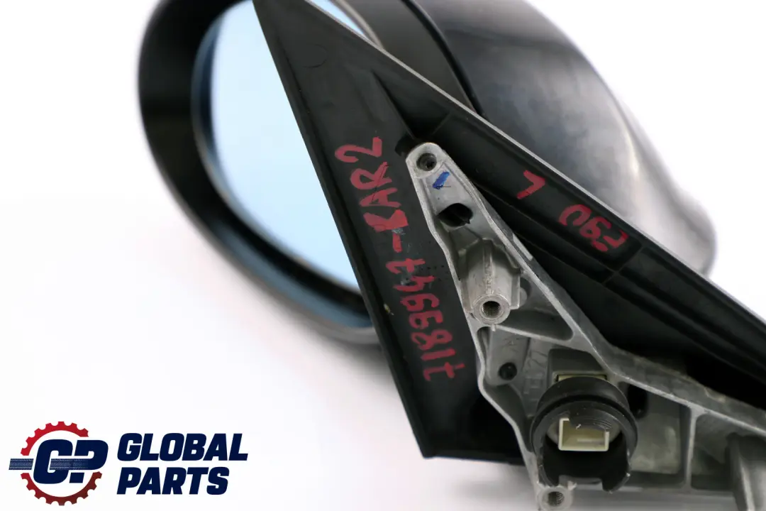 Heated Left Wing Mirror N/S Carbonschwarz Black Metallic to BMW 3 Series 2 E90 E91 with Part number 7189947 BMW 3 Series 2 E90 E91 Heated Left Wing Mirror N/S Carbonschwarz Black Metallic - SKU rhd-7189947-CAR2 - Part number 7189947