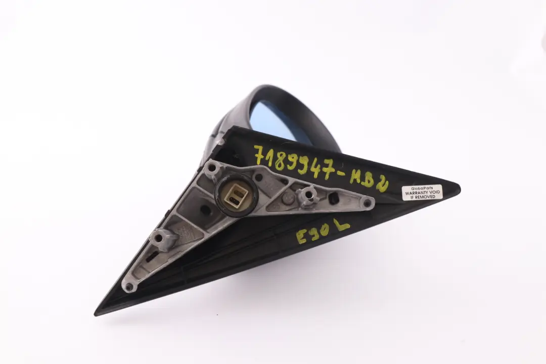BMW 3 Series 2 E90 E91 Heated Left N/S Wing Mirror Monacoblau Blue Metallic A35 - SKU rhd-7189947-MB2 - Part number 7189947