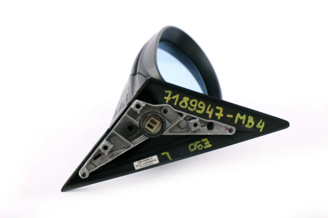 Heated Left N/S Wing Mirror Monacoblau Blue Metallic A35 to BMW 3 Series 4 E90 E91 with Part number 7189947 BMW 3 Series 4 E90 E91 Heated Left N/S Wing Mirror Monacoblau Blue Metallic A35 - SKU rhd-7189947-MB4 - Part number 7189947