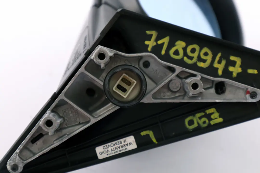 Heated Left N/S Wing Mirror Monacoblau Blue Metallic A35 to BMW 3 Series 4 E90 E91 with Part number 7189947 BMW 3 Series 4 E90 E91 Heated Left N/S Wing Mirror Monacoblau Blue Metallic A35 - SKU rhd-7189947-MB4 - Part number 7189947