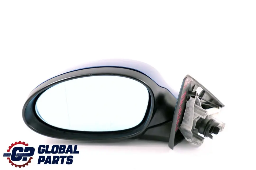 BMW 3 Series E90 E91 Heated Left Wing Mirror N/S Montegoblau Montego Blue A51 - SKU rhd-7189947-MTB - Part number 7189947
