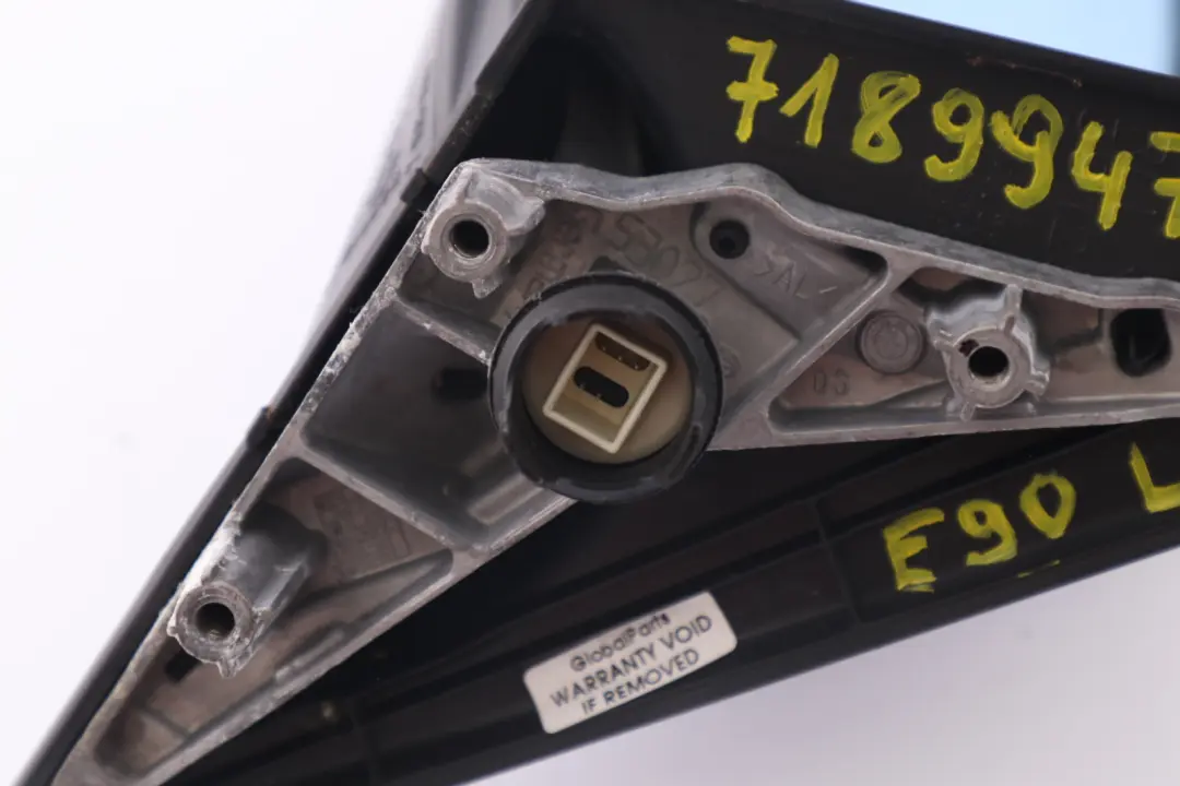 Heated Left Wing Mirror N/S Montegoblau Montego Blue A51 to BMW 3 Series 2 E90 E91 with Part number 7189947 BMW 3 Series 2 E90 E91 Heated Left Wing Mirror N/S Montegoblau Montego Blue A51 - SKU rhd-7189947-MTB2 - Part number 7189947