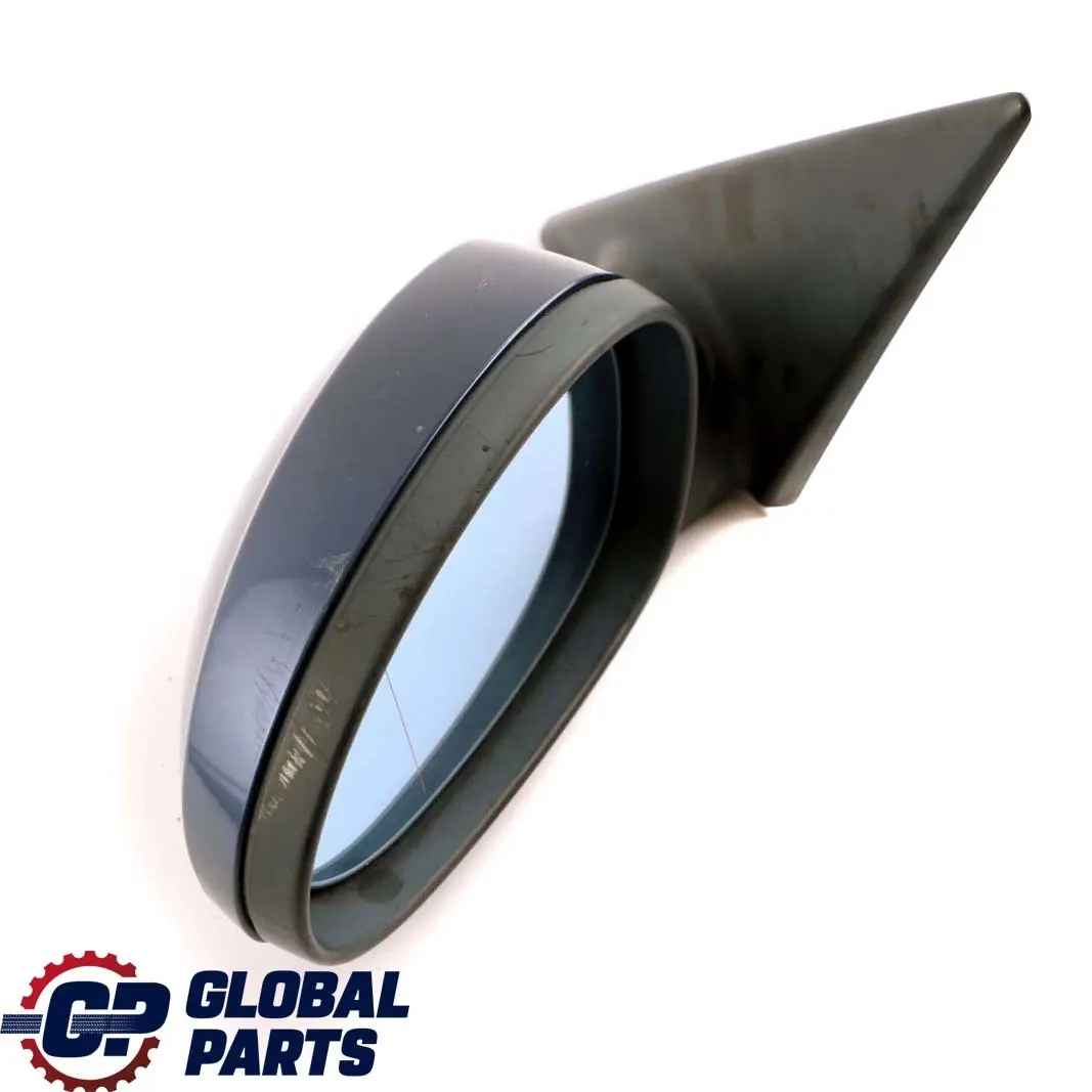 BMW 3 E90 E91 Heated Left Passenger Wing Mirror N/S Mysticblau Mystic Blue A07 - SKU rhd-7189947-MYS - Part number 7189947