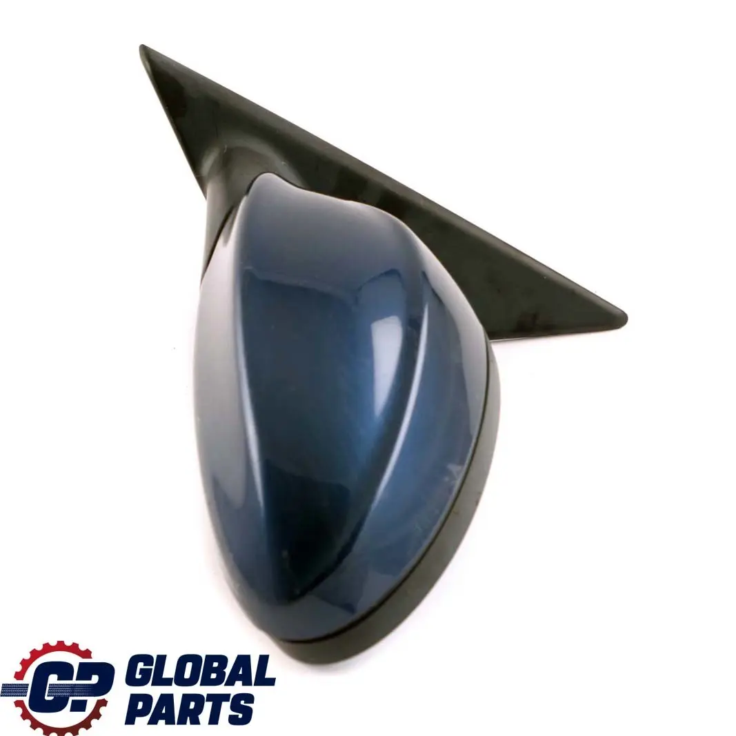 BMW 3 E90 E91 Heated Left Passenger Wing Mirror N/S Mysticblau Mystic Blue A07 - SKU rhd-7189947-MYS - Part number 7189947