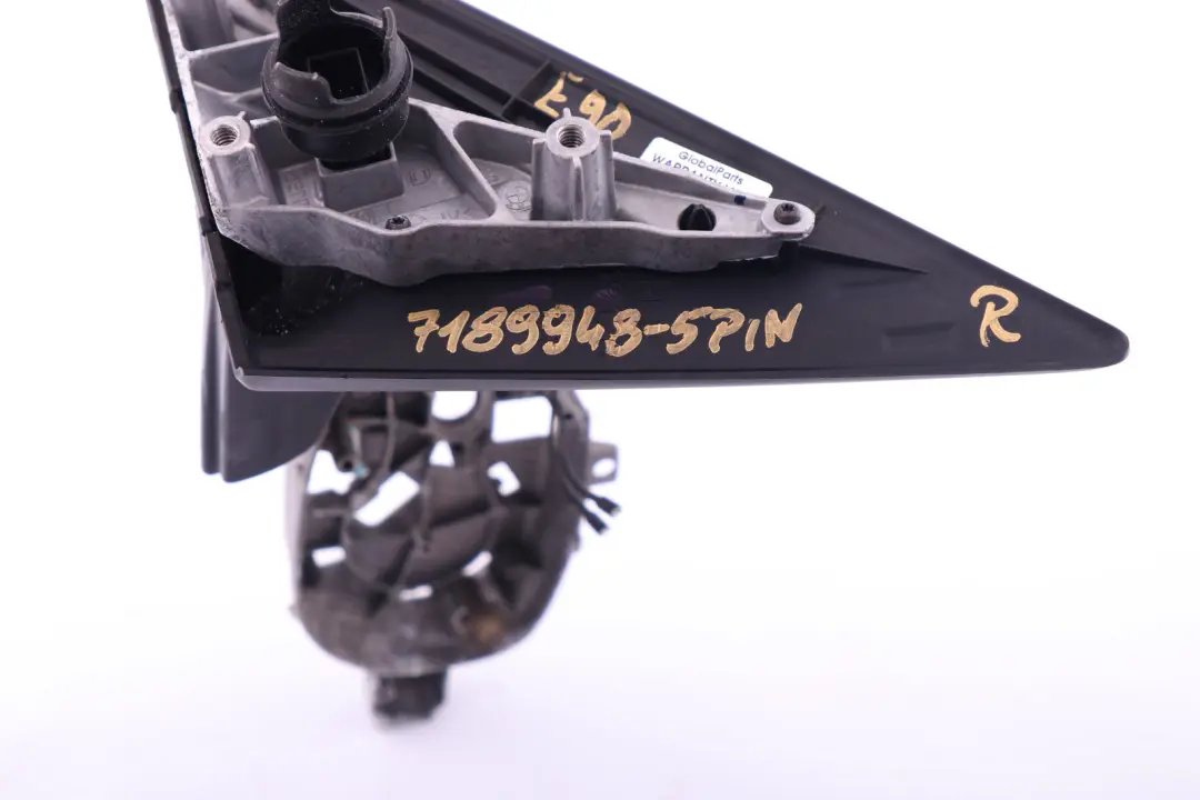 Heated Wing Base Mirror Right Drivers Side O/S 5 Pins to BMW 3 Series E90 E91 with Part number 7189948 BMW 3 Series E90 E91 Heated Wing Base Mirror Right Drivers Side O/S 5 Pins - SKU rhd-7189948-5PIN - Part number 7189948