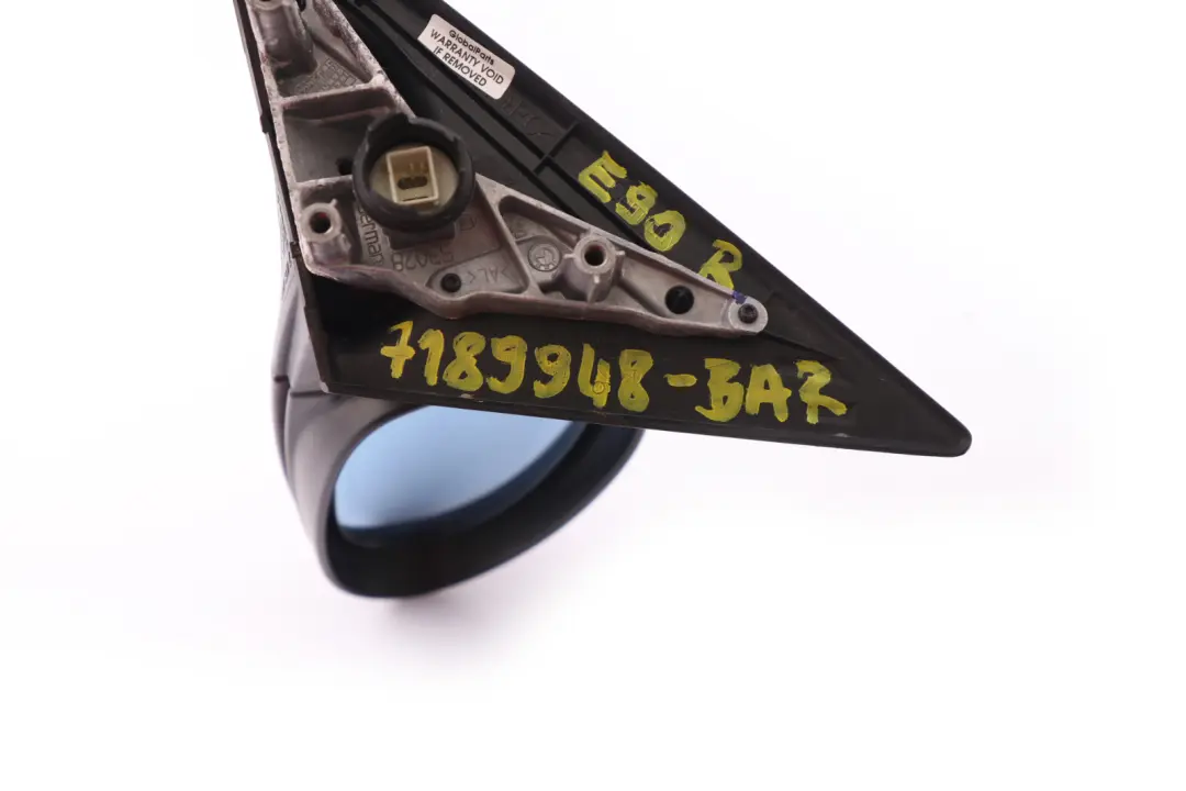 Heated Right Wing Mirror O/S Barberarot Barbera Red A39 to BMW 3 Series E90 E91 with Part number 7189948 BMW 3 Series E90 E91 Heated Right Wing Mirror O/S Barberarot Barbera Red A39 - SKU rhd-7189948-BAR - Part number 7189948