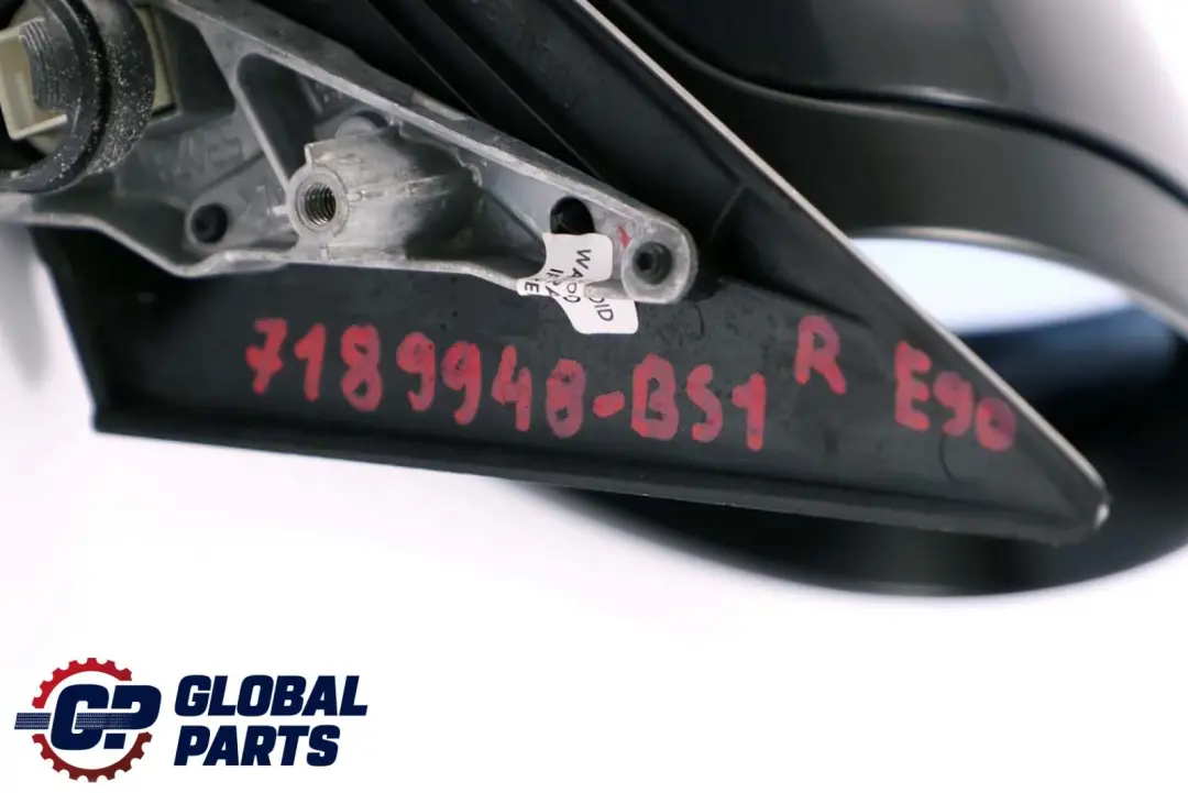 £BMW 3 Series E90 E91 Heated Right Wing Mirror O/S Black Sapphire Metallic 475 to with Part number 7189948 £BMW 3 Series E90 E91 Heated Right Wing Mirror O/S Black Sapphire Metallic 475 - SKU rhd-7189948-BS1 - Part number 7189948