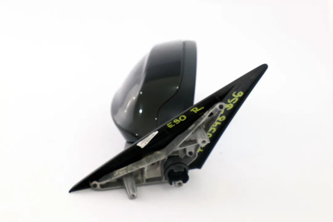 BMW 3 Series 6 E90 E91 Heated Right Wing Mirror O/S Black Sapphire Metallic 475 - SKU rhd-7189948-BS6 - Part number 7189948