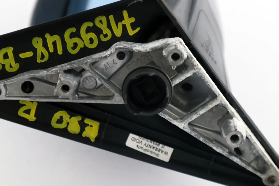 Heated Right Wing Mirror O/S Black Sapphire Metallic 475 to BMW 3 Series 7 E90 E91 with Part number 7189948 BMW 3 Series 7 E90 E91 Heated Right Wing Mirror O/S Black Sapphire Metallic 475 - SKU rhd-7189948-BS7 - Part number 7189948