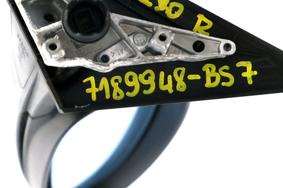 Heated Right Wing Mirror O/S Black Sapphire Metallic 475 to BMW 3 Series 7 E90 E91 with Part number 7189948 BMW 3 Series 7 E90 E91 Heated Right Wing Mirror O/S Black Sapphire Metallic 475 - SKU rhd-7189948-BS7 - Part number 7189948