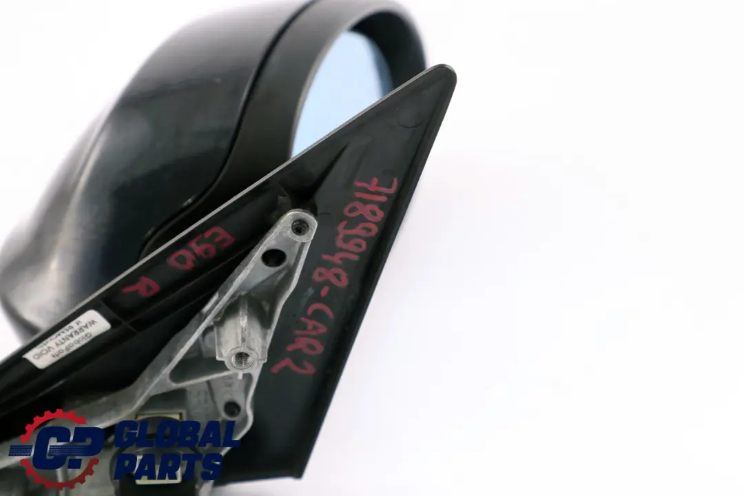 BMW 3 Series 2 E90 E91 Heated Right Driver Wing Mirror O/S Carbonschwarz Black - SKU rhd-7189948-CAR2 - Part number 7189948
