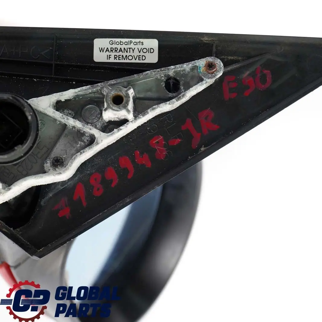 Heated Right Wing Mirror O/S Japanrot Japan Red 438 to BMW 3 Series E90 E91 with Part number 7189948 BMW 3 Series E90 E91 Heated Right Wing Mirror O/S Japanrot Japan Red 438 - SKU rhd-7189948-JR - Part number 7189948