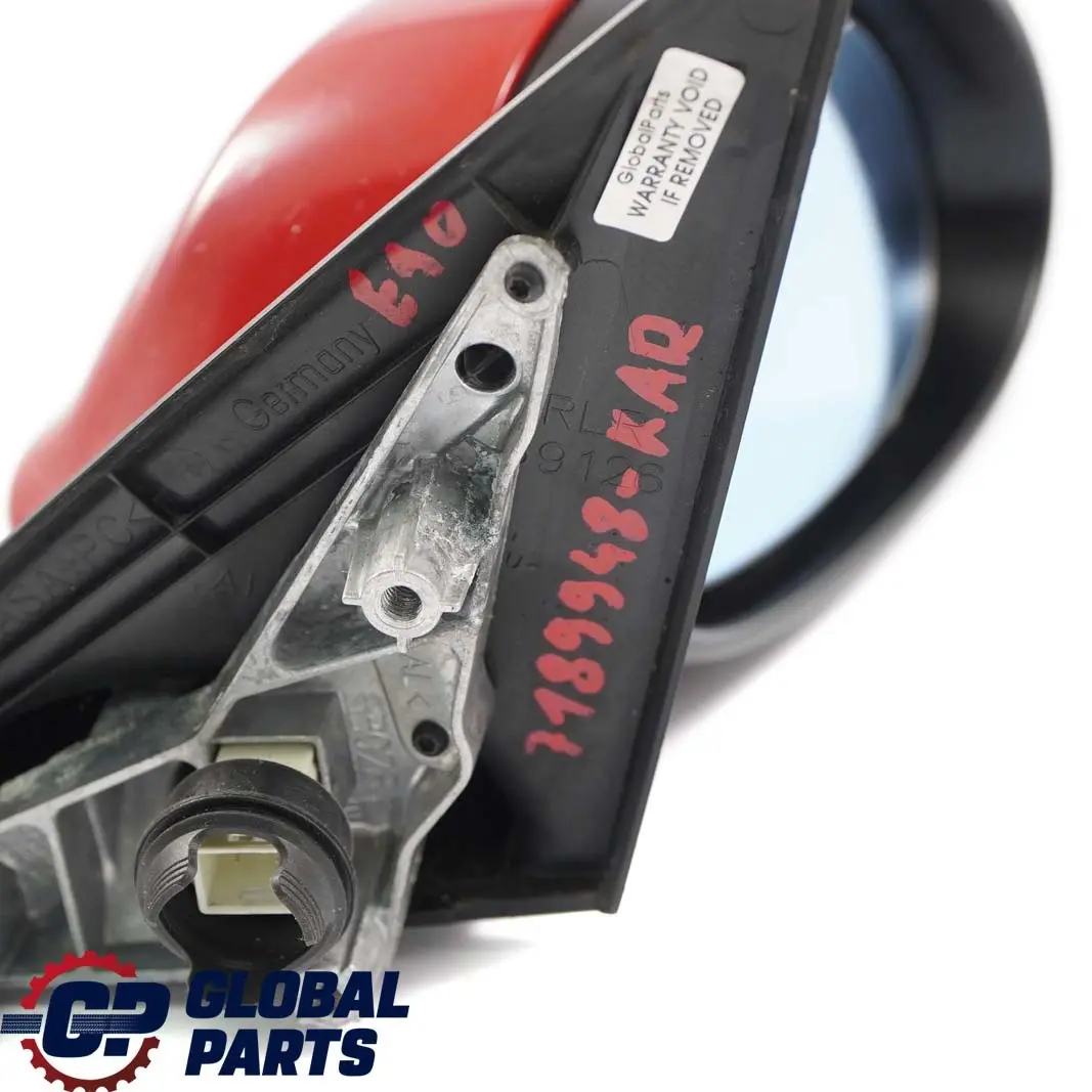 Heated Right Wing Mirror O/S Karmesinrot Karmesin Red A61 to BMW 3 Series E90 E91 with Part number 7189948 BMW 3 Series E90 E91 Heated Right Wing Mirror O/S Karmesinrot Karmesin Red A61 - SKU rhd-7189948-KAR - Part number 7189948