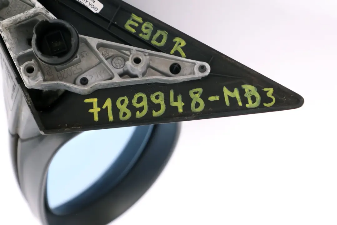 Heated Right O/S Wing Mirror Monacoblau Monaco Blue A35 to BMW 3 Series 3 E90 E91 with Part number 7189948 BMW 3 Series 3 E90 E91 Heated Right O/S Wing Mirror Monacoblau Monaco Blue A35 - SKU rhd-7189948-MB3 - Part number 7189948