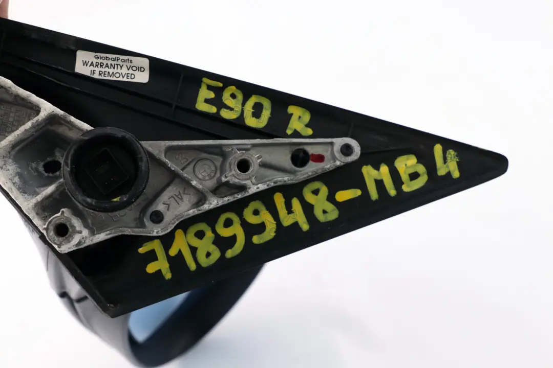 BMW 3 Series 4 E90 E91 Heated Right O/S Wing Mirror Monacoblau Monaco Blue A35 - SKU rhd-7189948-MB4 - Part number 7189948