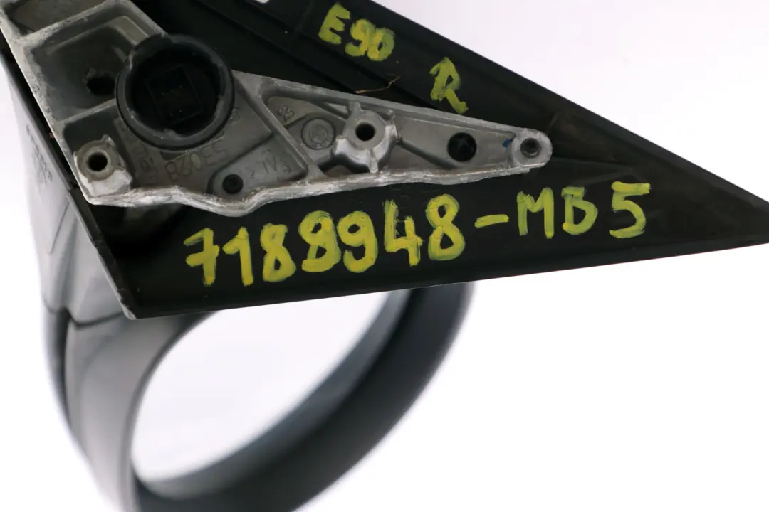 Heated Right O/S Wing Mirror Monacoblau Monaco Blue A35 to BMW 3 Series 5 E90 E91 with Part number 7189948 BMW 3 Series 5 E90 E91 Heated Right O/S Wing Mirror Monacoblau Monaco Blue A35 - SKU rhd-7189948-MB5 - Part number 7189948