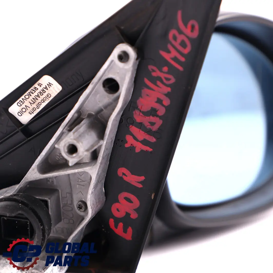 Heated Right O/S Wing Mirror Monacoblau Monaco Blue A35 to BMW 3 Series 6 E90 E91 with Part number 7189948 BMW 3 Series 6 E90 E91 Heated Right O/S Wing Mirror Monacoblau Monaco Blue A35 - SKU rhd-7189948-MB6 - Part number 7189948