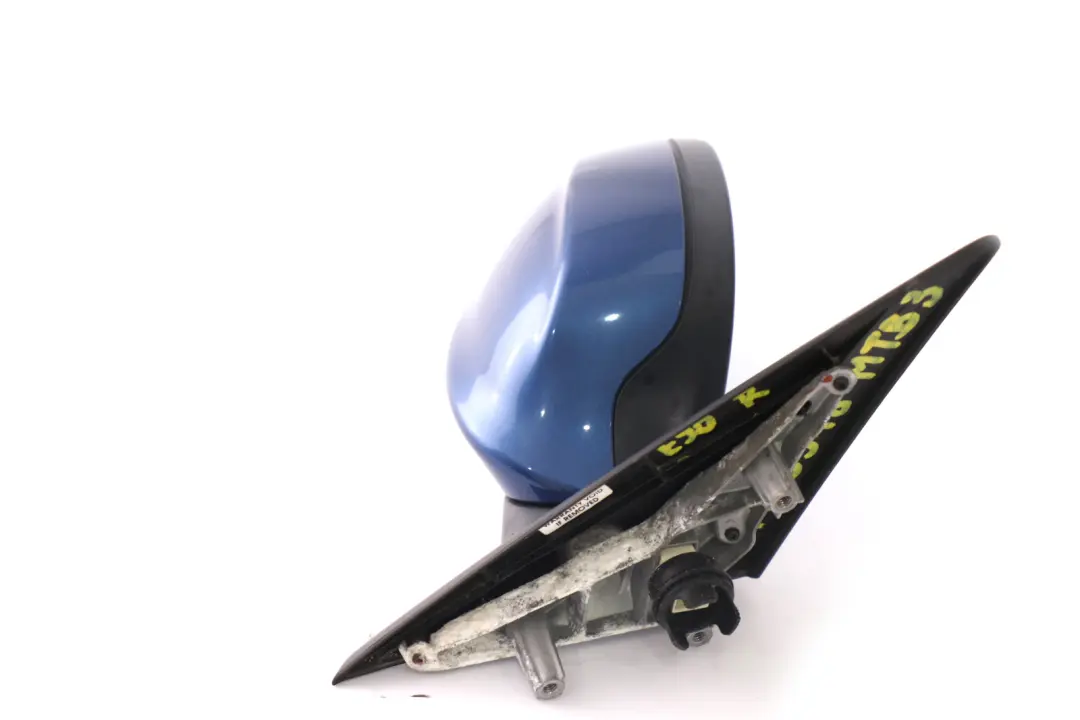 Heated Right Wing Mirror O/S Montegoblau Montego Blue to BMW 3 Series 3 E90 E91 with Part number 7189948 BMW 3 Series 3 E90 E91 Heated Right Wing Mirror O/S Montegoblau Montego Blue - SKU rhd-7189948-MTB3 - Part number 7189948