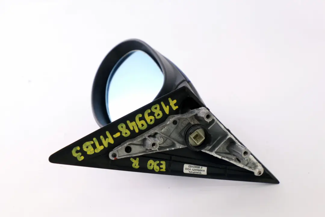 Heated Right Wing Mirror O/S Montegoblau Montego Blue to BMW 3 Series 3 E90 E91 with Part number 7189948 BMW 3 Series 3 E90 E91 Heated Right Wing Mirror O/S Montegoblau Montego Blue - SKU rhd-7189948-MTB3 - Part number 7189948
