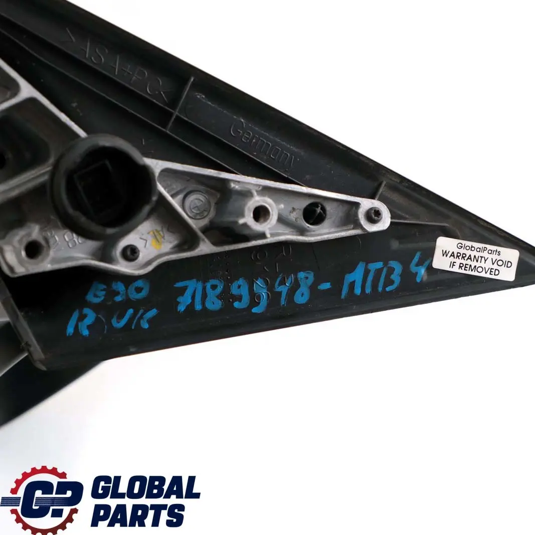 Heated Right Wing Mirror O/S Montegoblau Montego Blue to BMW 3 Series 4 E90 E91 with Part number 7189948 BMW 3 Series 4 E90 E91 Heated Right Wing Mirror O/S Montegoblau Montego Blue - SKU rhd-7189948-MTB4 - Part number 7189948