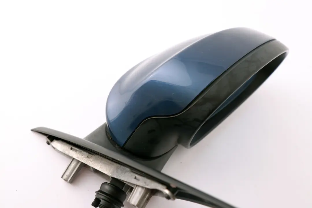 BMW 3 Series E90 E91 Heated Right Driver Wing Mirror O/S Mysticblau Mystic Blue - SKU rhd-7189948-MYS - Part number 7189948
