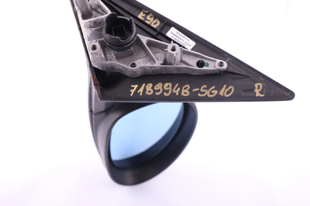 Heated Right Wing Mirror O/S Sparkling Graphite to BMW 3 Series 10 E90 E91 with Part number 7189948-SG BMW 3 Series 10 E90 E91 Heated Right Wing Mirror O/S Sparkling Graphite - SKU rhd-7189948-SG10 - Part number 7189948-SG