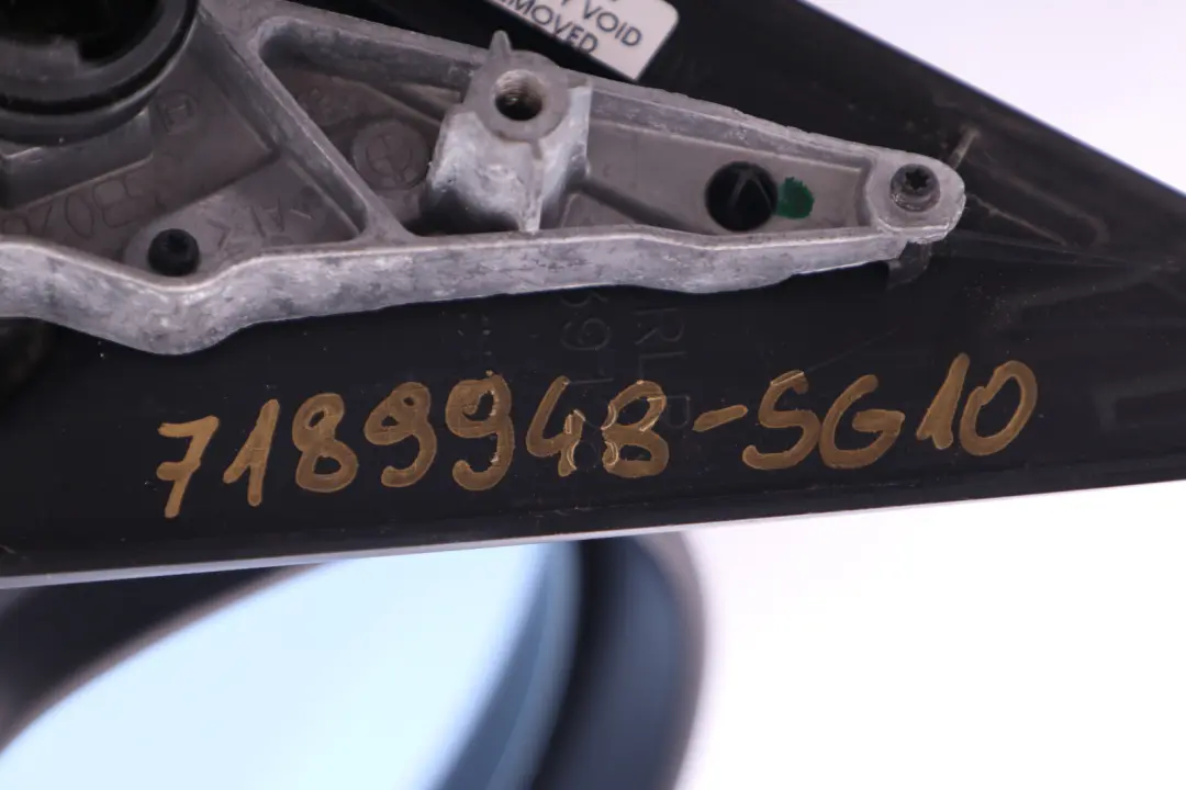 Heated Right Wing Mirror O/S Sparkling Graphite to BMW 3 Series 10 E90 E91 with Part number 7189948-SG BMW 3 Series 10 E90 E91 Heated Right Wing Mirror O/S Sparkling Graphite - SKU rhd-7189948-SG10 - Part number 7189948-SG