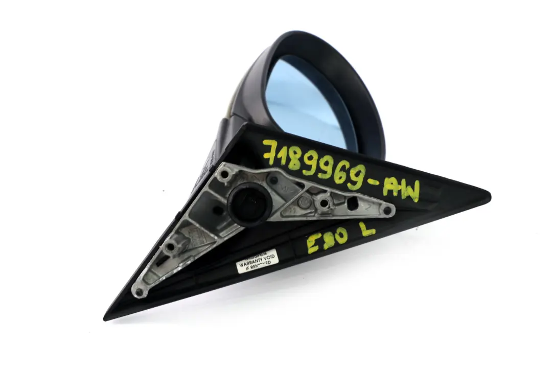 BMW 3 Series 1 E90 Power Fold Heated Left Wing Mirror N/S Alpinweiss White 300 - SKU rhd-7189969-AW - Part number 7189969