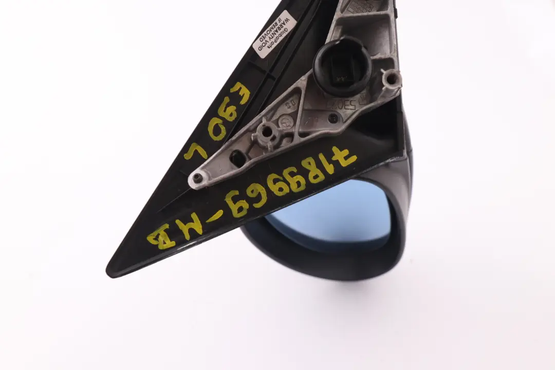Fold Heated Left Wing Mirror N/S Monacoblau Blue to BMW 3 Series E90 E91 Power with Part number 7189969 BMW 3 Series E90 E91 Power Fold Heated Left Wing Mirror N/S Monacoblau Blue - SKU rhd-7189969-MB - Part number 7189969