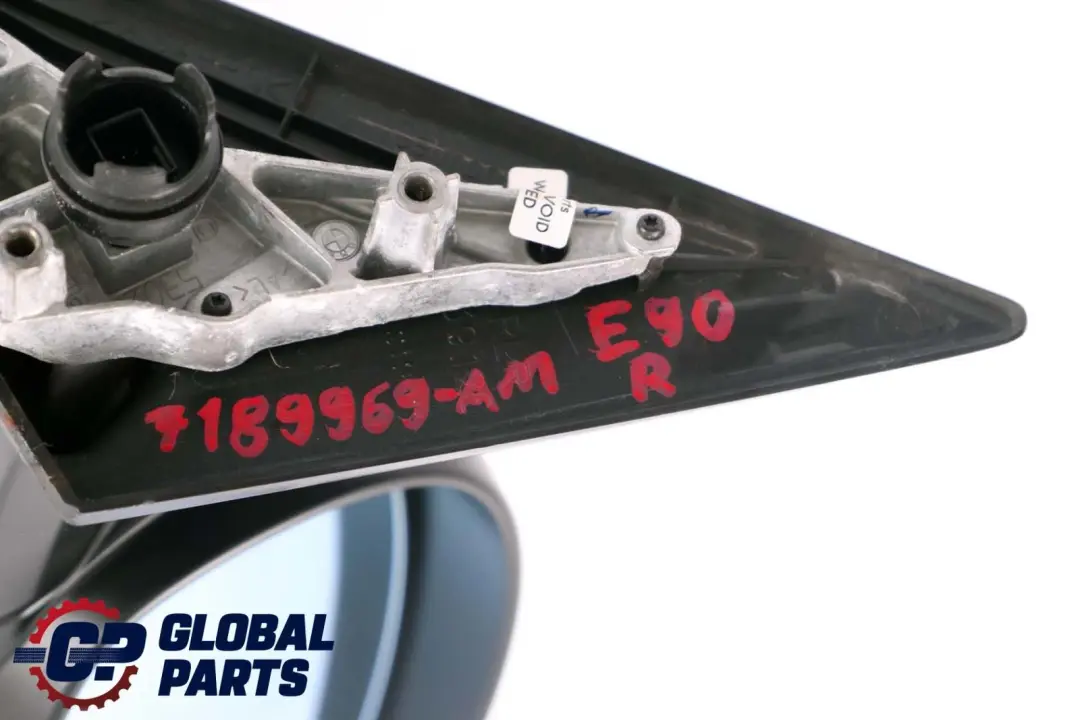 Fold Heated Wing Mirror Right O/S Arktis Metallic to BMW 3 Series 2 E90 E91 Power with Part number 7189970 BMW 3 Series 2 E90 E91 Power Fold Heated Wing Mirror Right O/S Arktis Metallic - SKU rhd-7189970-AM2 - Part number 7189970