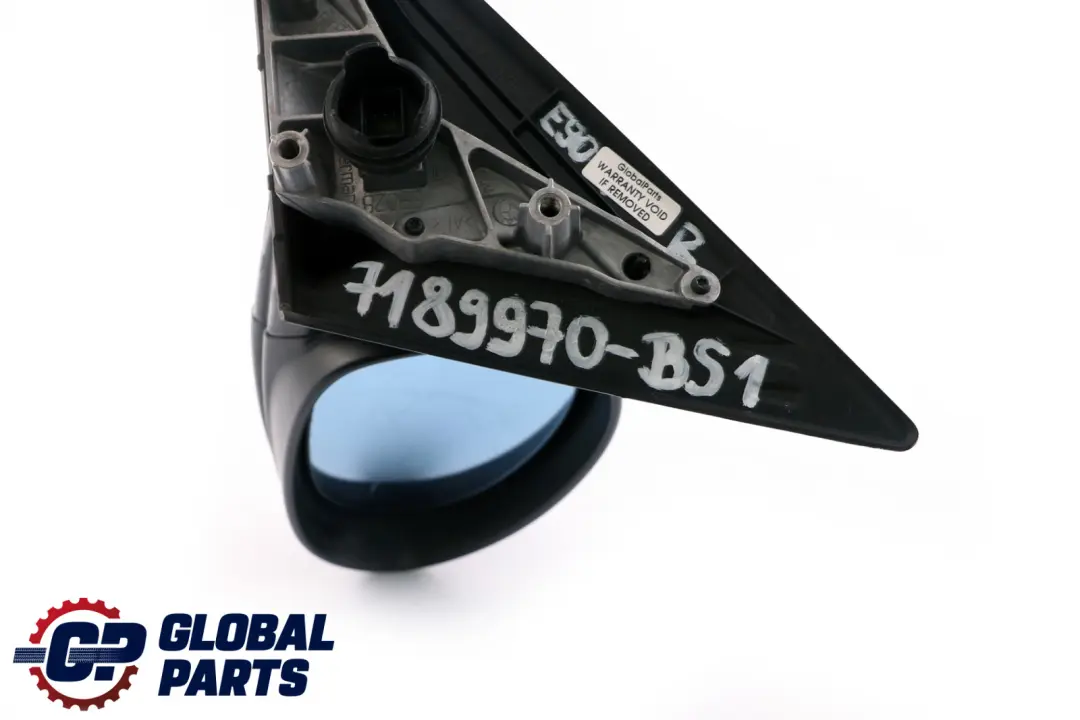Fold Heated Wing Mirror Right O/S Black Sapphire to BMW 3 Series 1 E90 E91 Power with Part number 7189970 BMW 3 Series 1 E90 E91 Power Fold Heated Wing Mirror Right O/S Black Sapphire - SKU rhd-7189970-BS1 - Part number 7189970