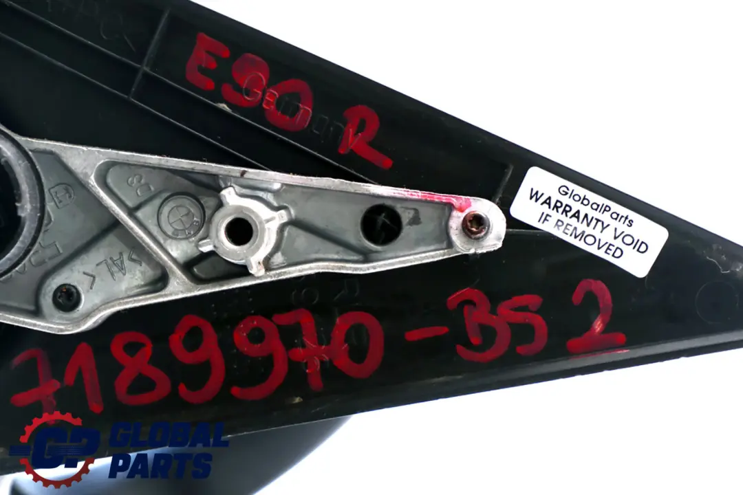 Fold Heated Wing Mirror Right O/S Black Sapphire to BMW 3 Series 2 E90 E91 Power with Part number 7189970 BMW 3 Series 2 E90 E91 Power Fold Heated Wing Mirror Right O/S Black Sapphire - SKU rhd-7189970-BS2 - Part number 7189970